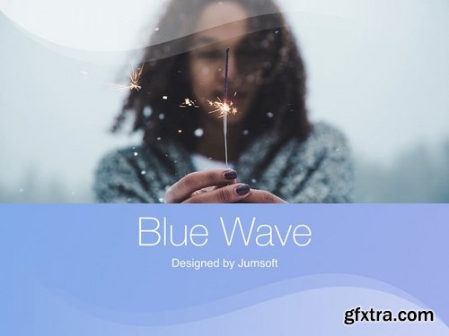 Blue Wave PowerPoint Template