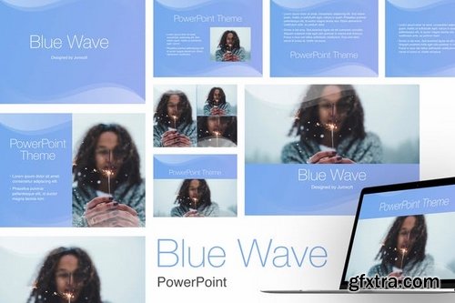 Blue Wave PowerPoint Template