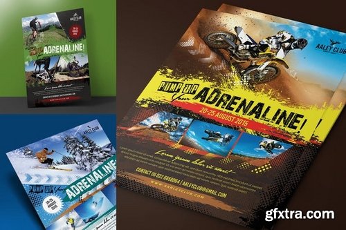 Extreme Sports Flyer  Magazine Ad