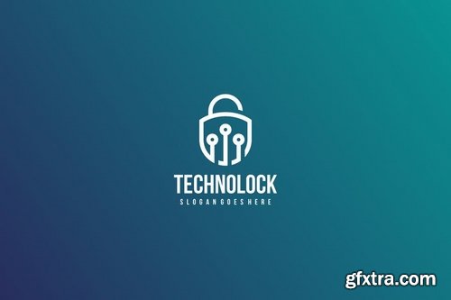 Technology Lock Logo