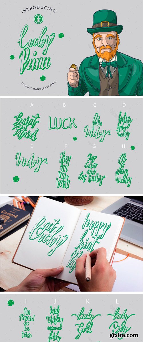 CM - Lucky Prince Lettering Dingbats 2296002