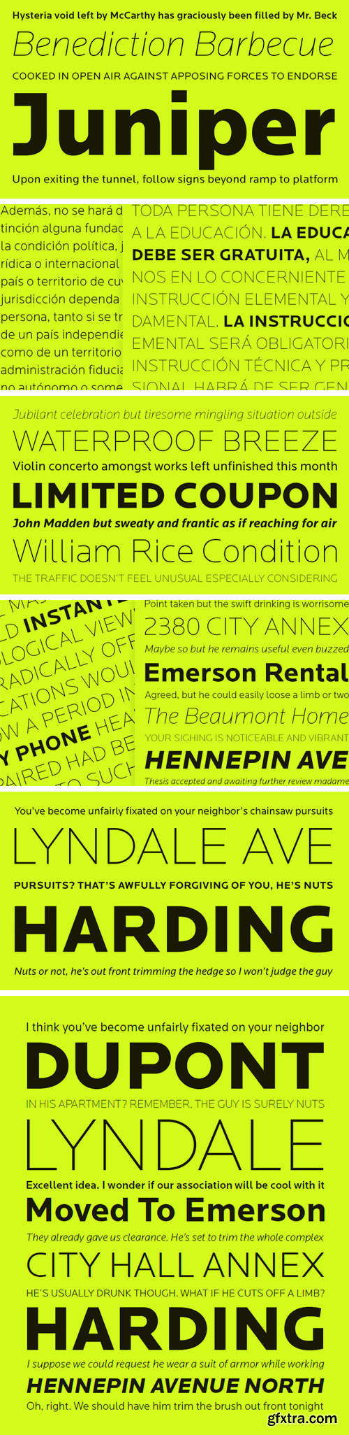 Locator Font Family