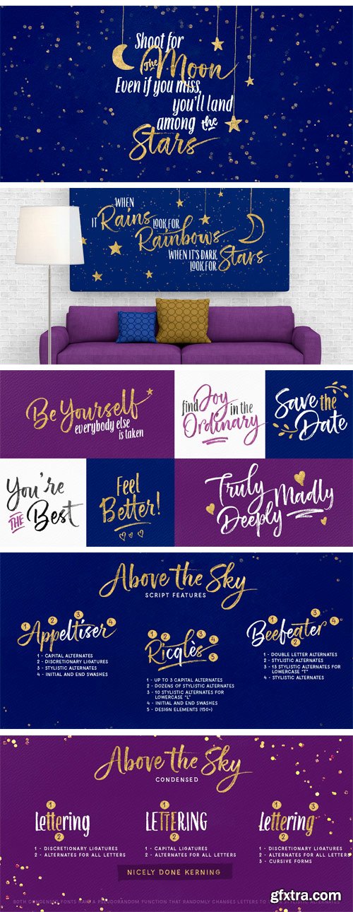 Above the Sky Font Family