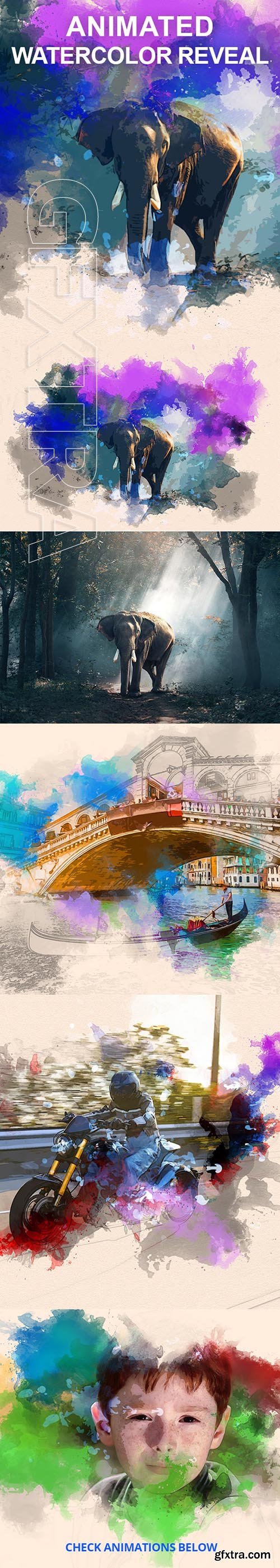 GraphicRiver - Animated Watercolor Reveal Photoshop Action 21721025