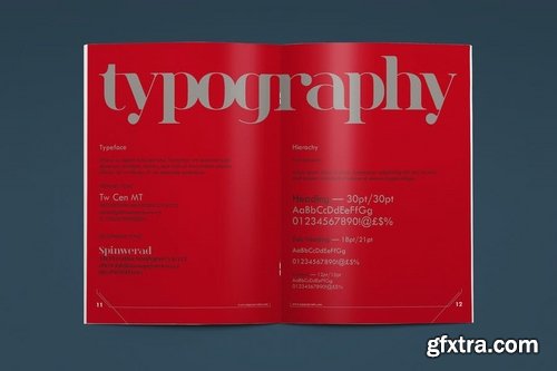 Typographic Art-Brand Guidelines Template