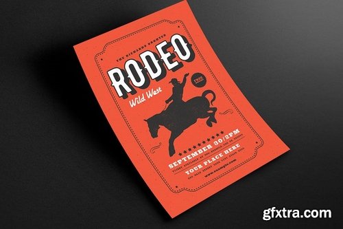 VIntage Country Rodeo Event Flyer