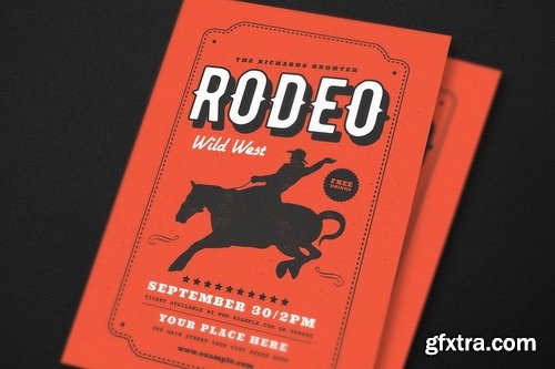 VIntage Country Rodeo Event Flyer