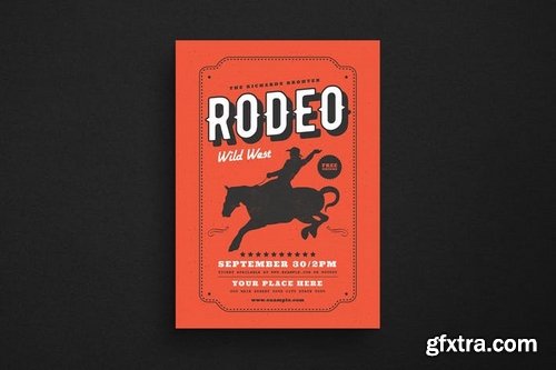 VIntage Country Rodeo Event Flyer