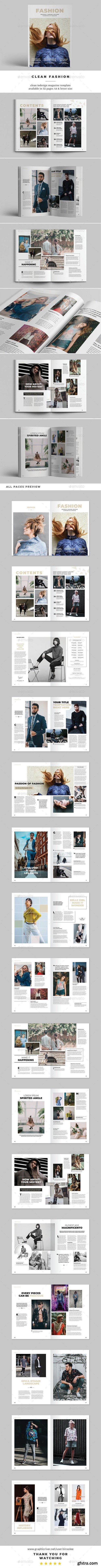 Graphicriver - Clean Fashion Magazine 11551601