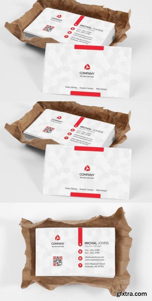 Craft Business Card Logo Mock Up