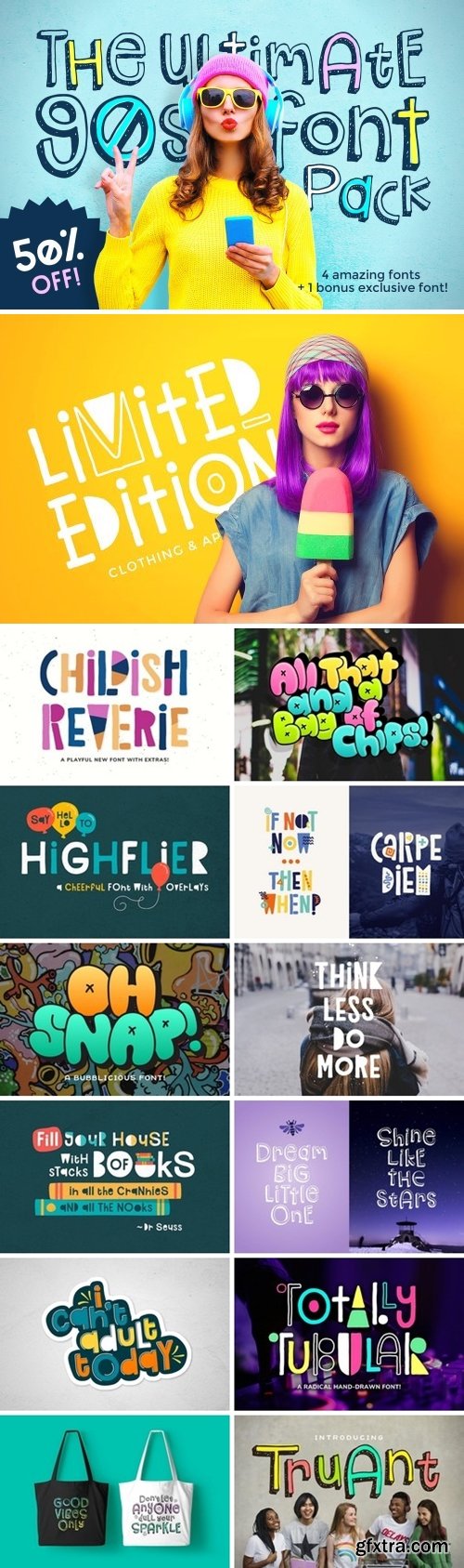 CM - The Ultimate 90s Font Pack 1570114