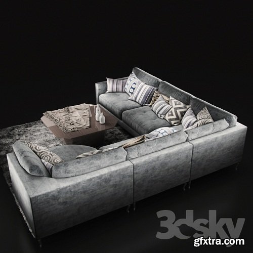 Sofa Fama Opera 3d Model