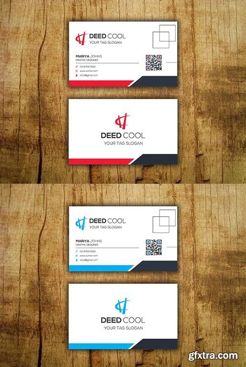 CreativeMarket - Simple Clean Business Card 2196437