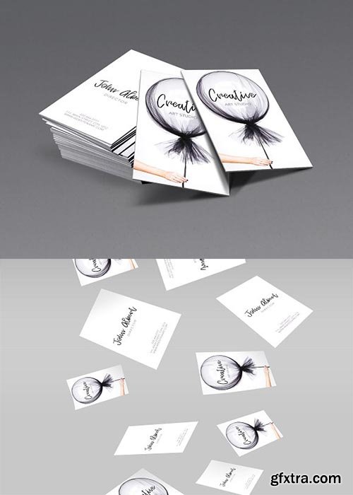 CreativeMarket - New fashion art business card 2196066