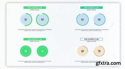 Infographics Simple Pie Charts Creator - After Effects 75165