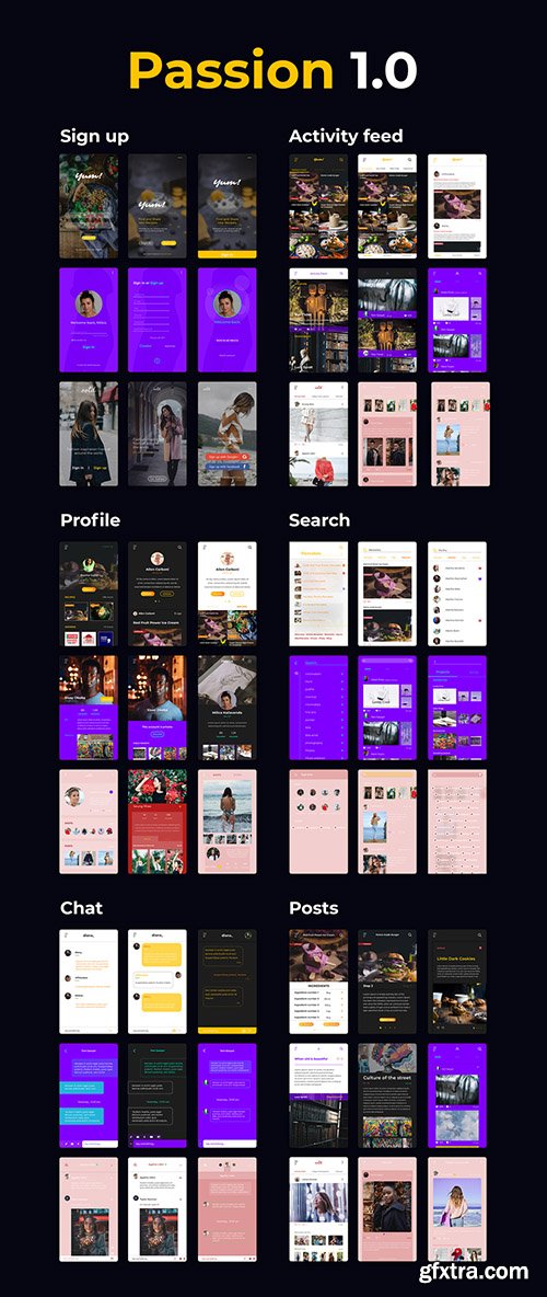 Passion 1.0 UI Kit