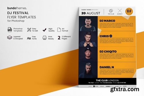 CM - DJ Festival Flyer Template 2381385