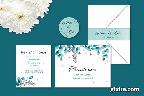 CM - Wedding Invitation Suite Foliage 2298765