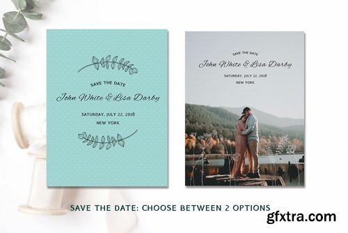 CM - Wedding Invitation Suite Foliage 2298765