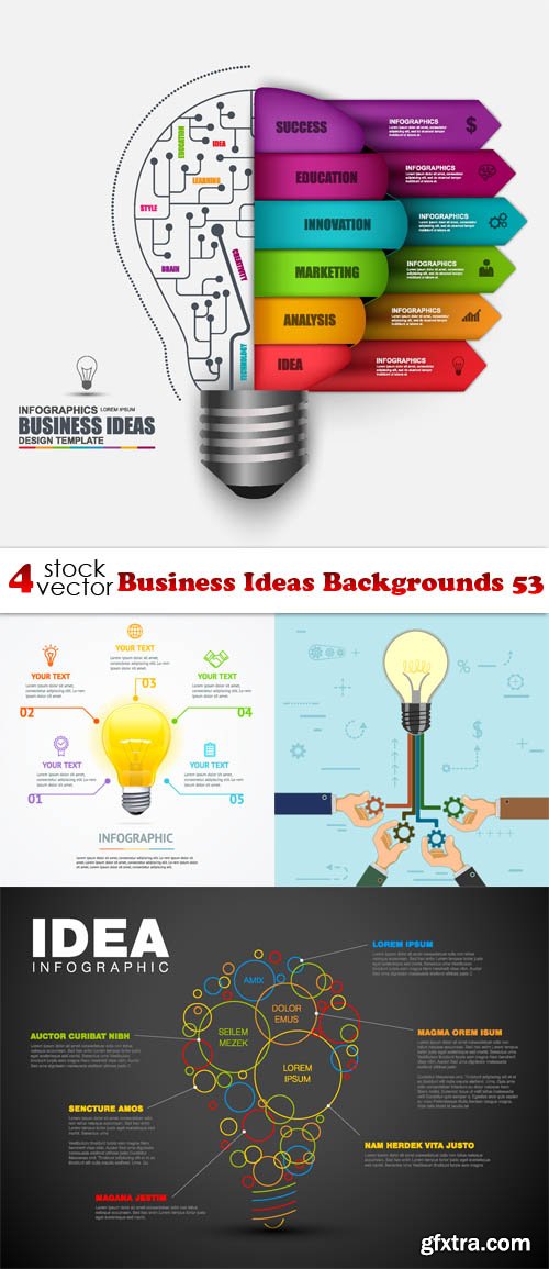 Vectors - Business Ideas Backgrounds 53