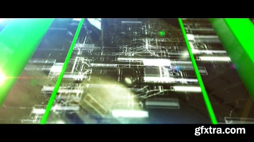 Videohive Plastic Circuit Logo Opener / Element 3D 18926257