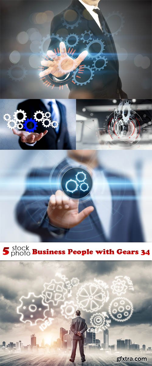 Photos - Business People with Gears 34