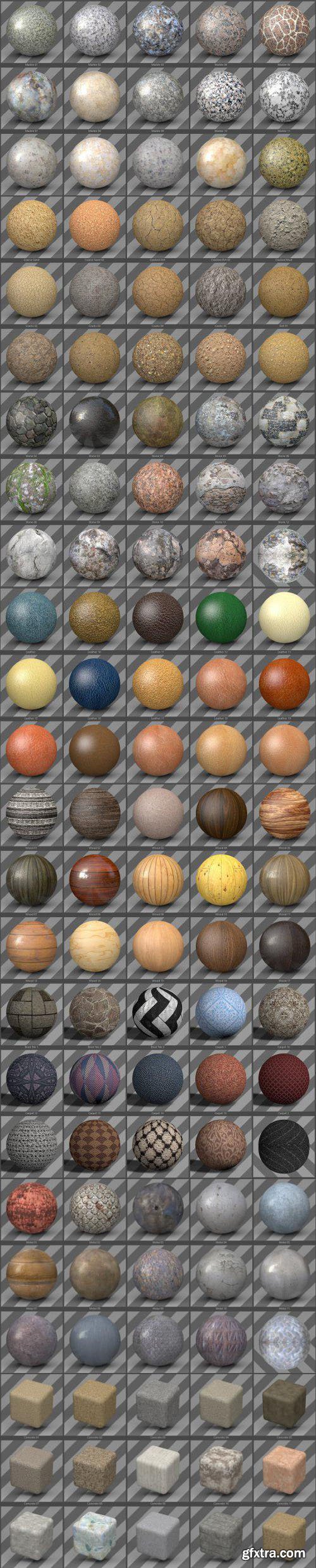 450+ 3D Texture Pack Infinite for Cinema 4D