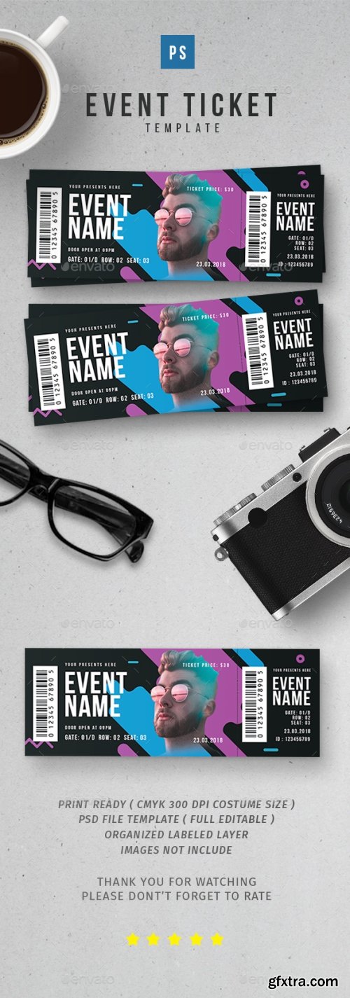 Graphicriver - Ticket vol.4 21781053