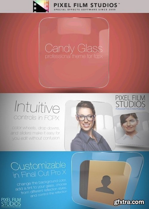 Candy Glass - Professional Theme for Final Cut Pro X macOS