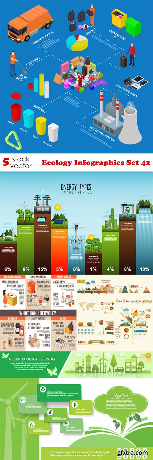 Vectors - Ecology Infographics Set 42