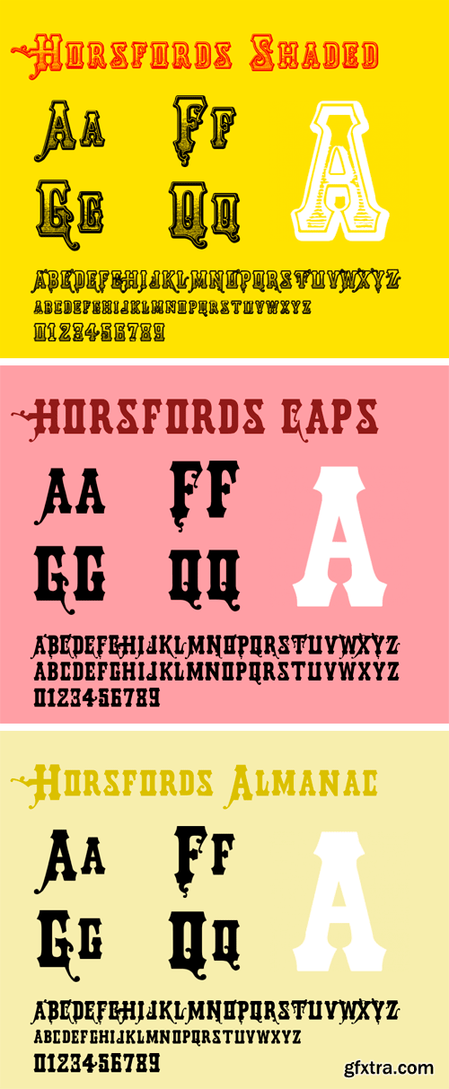 Horsfords Font Family