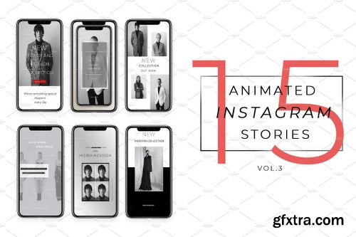 CreativeMarket ANIMATED INSTAGRAM STORIES vol.3 2372889