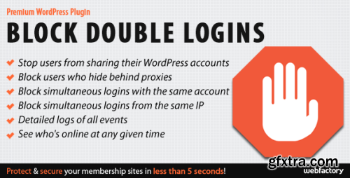 CodeCanyon - Block Double Logins v1.1 - Protect Your Membership Site - 7766127