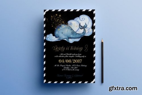 Nautical Birthday Invitation Card