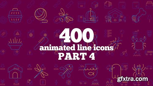 400 Animated Line Icons (Part 4) 77209