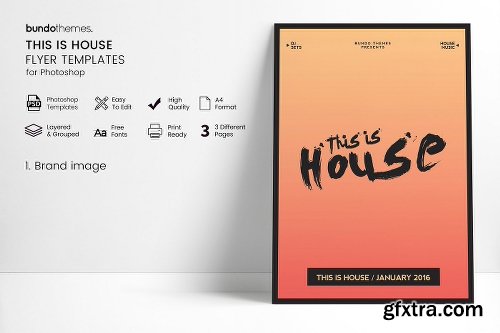 CreativeMarket This Is House Flyer Templates 2381292