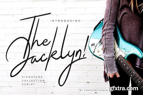 CreativeMarket The Jacklyn Signature Font 2397997