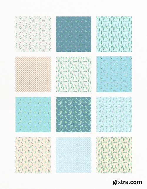 CreativeMarket Summer Scrapbooking Paper Pack 2380563