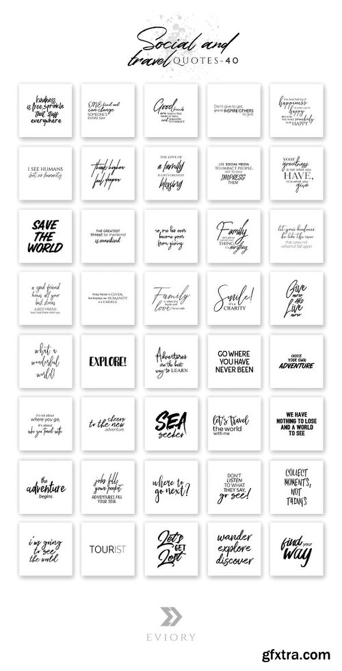 CreativeMarket Instagram Social Media Quotes 2371704