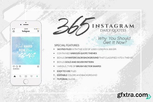 CreativeMarket Instagram Social Media Quotes 2371704