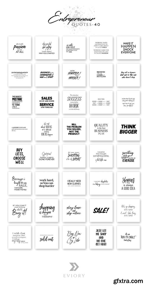 CreativeMarket Instagram Social Media Quotes 2371704