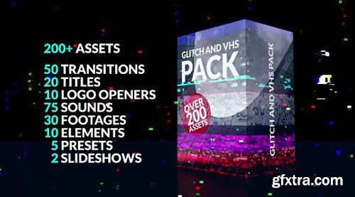 200+ Glitch Pack - Premiere Pro Templates 77131