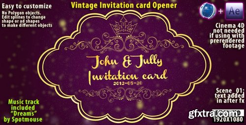 Videohive Vintage Invitation Card 2255013