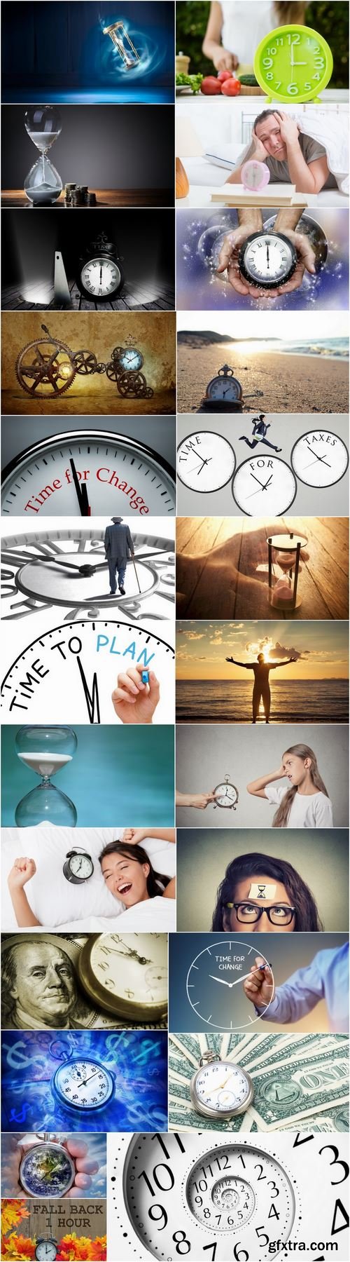 Time conceptual illustration of a clock dial is 25 HQ Jpeg