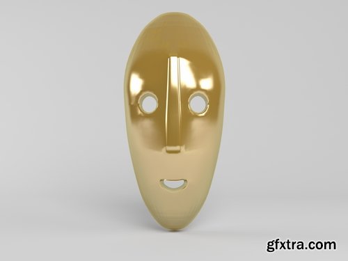 3D mask grimace smiley face 25 HQ Jpeg