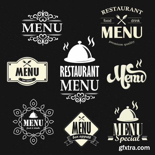 Logo sticker template banner icon 25 EPS