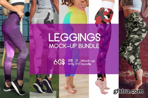 CM - Leggings Mock-Up Bundle 2380952