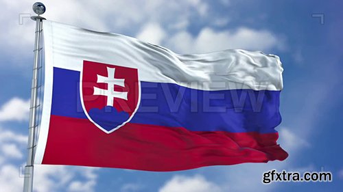 Slovakia Flag Animation 74312