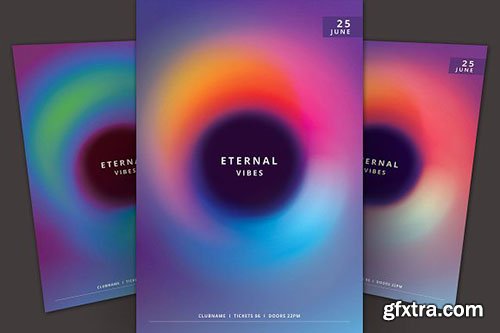 CreativeMarket - Eternal Vibes Flyer 2443501