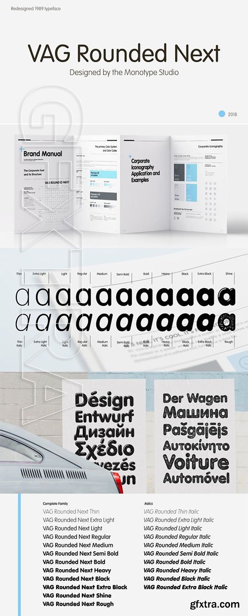 VAG Rounded Next font family